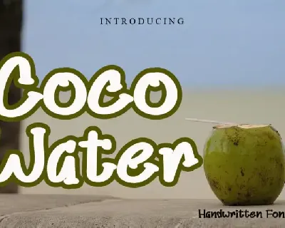 Coco Water Display font