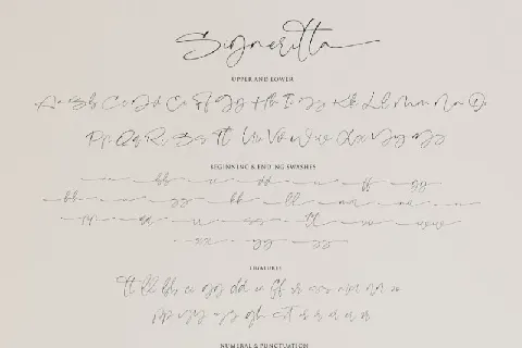 Signeritta Signature font