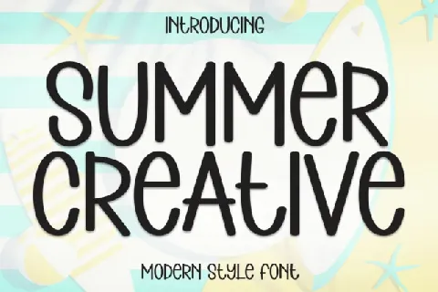 Summer Creative Display font