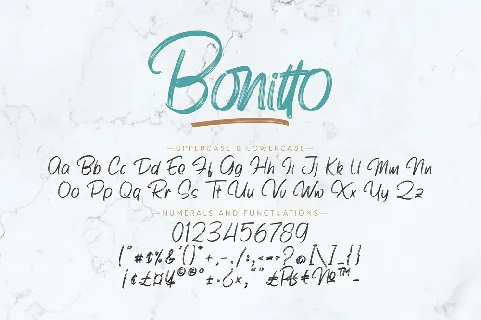 Bonitto font