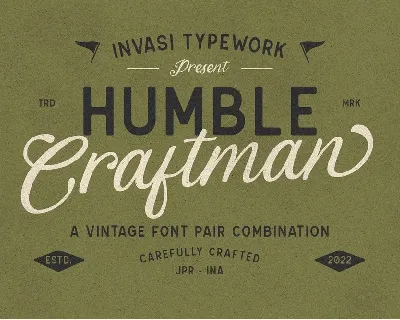 Humble Craftman font