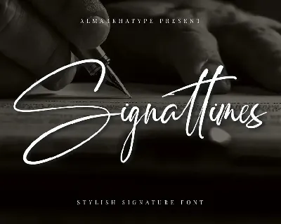 Signattimes font