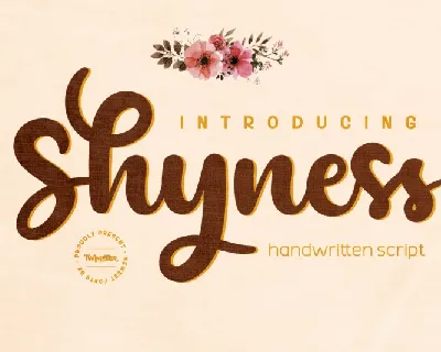 Shyness font