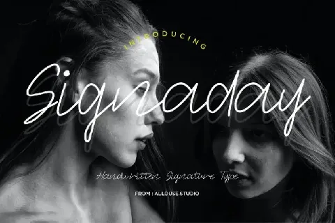 Signaday Handwritten font