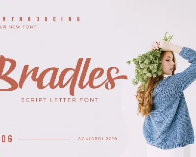 Bradles Script font