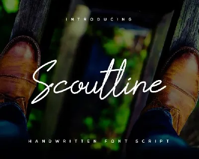 Scoutline Script font