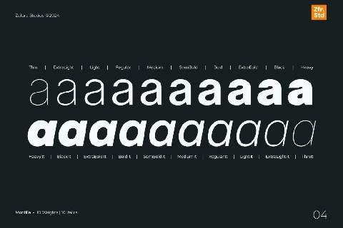 Montilla DEMO font