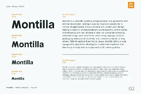 Montilla DEMO font