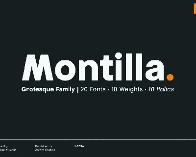 Montilla DEMO font