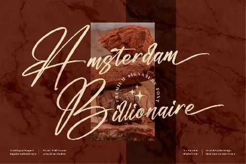 Amsterdam Billionaire font