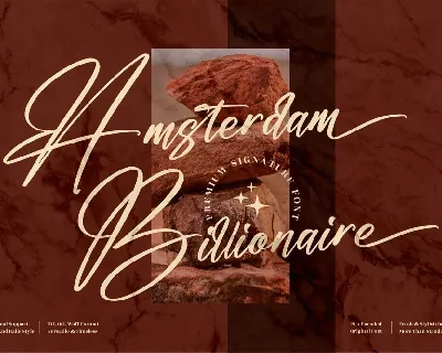 Amsterdam Billionaire font