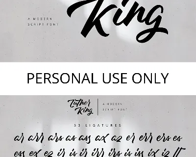 Luther King font