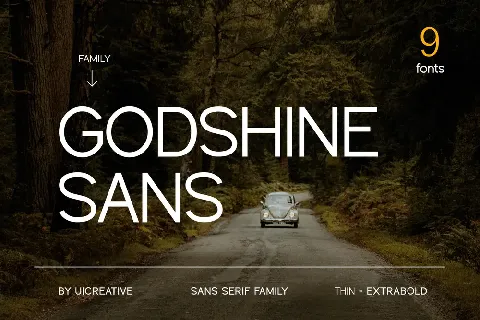 GodshineSans font