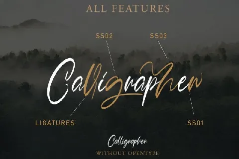 Calligrapher font