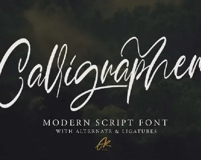 Calligrapher font