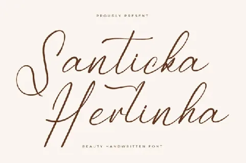 Santicka Herlinha font