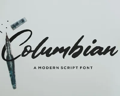 Columbian font