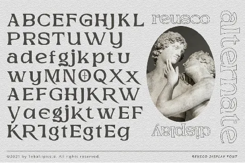 Reusco Display font