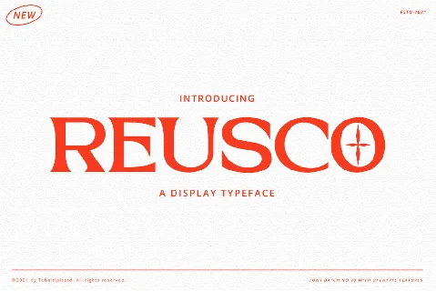 Reusco Display font