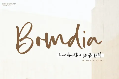 Bomdia font