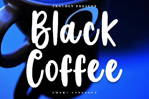 Black Coffee font