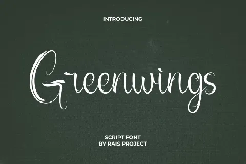 Greenwings font