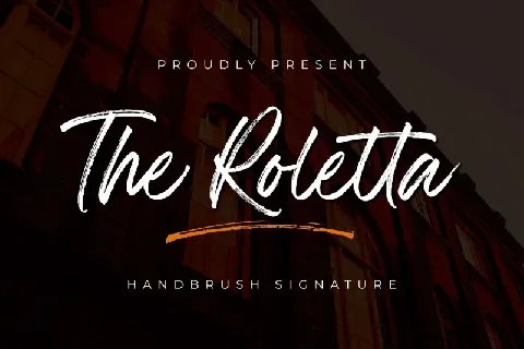 The Roletta font