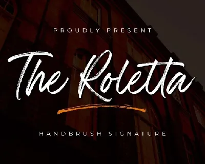 The Roletta font