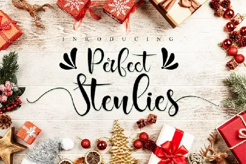 Perfect Stenlies Calligraphy font