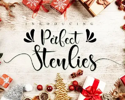 Perfect Stenlies Calligraphy font