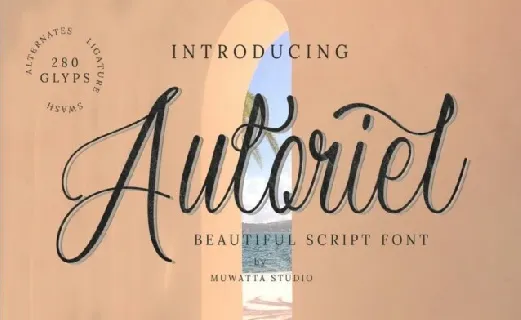 Auloriel Script font