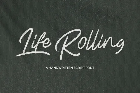 Life Rolling Free Trial font