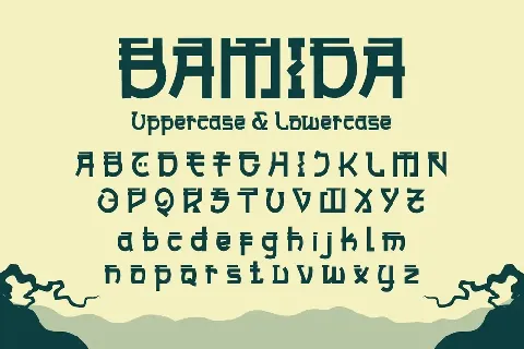 BAMIDA font