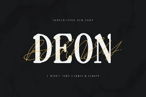 Deon Berney font