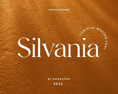 Silvania font