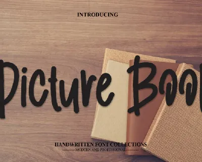 Picture Book Display font