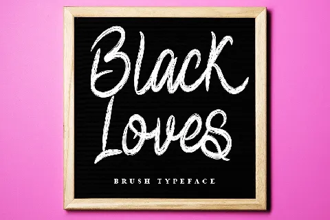 Black Loves font