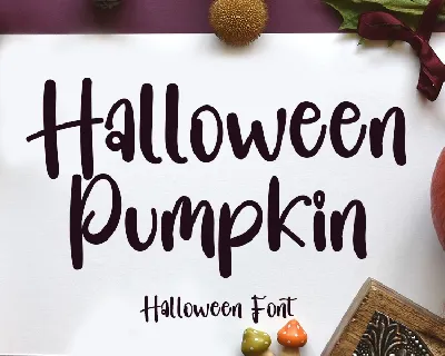 Halloween Pumpkin font