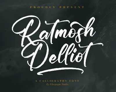 Ratmosh Delliot font