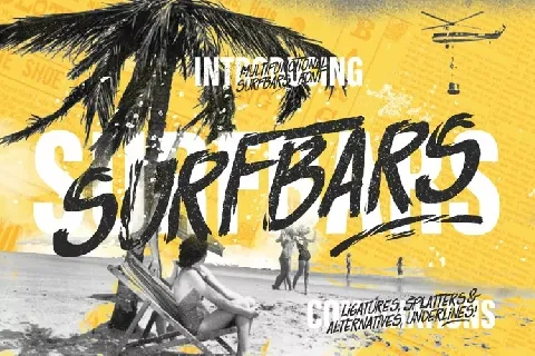 Surfbars font