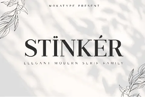 Stinker Family font