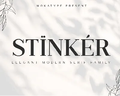 Stinker Family font