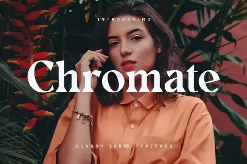 Chromate font