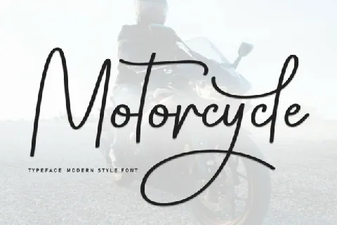 Motorcycle Script font