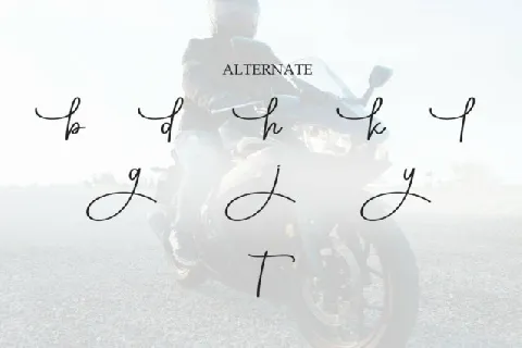 Motorcycle Script font