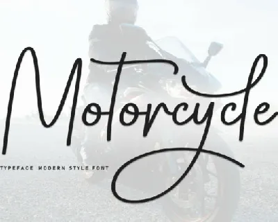 Motorcycle Script font