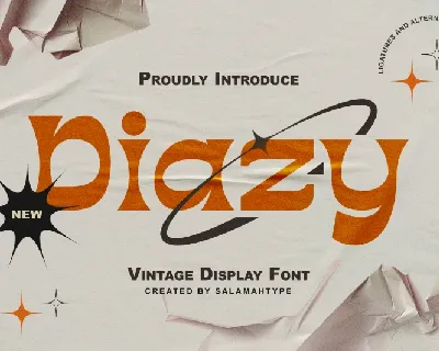 Diazy font