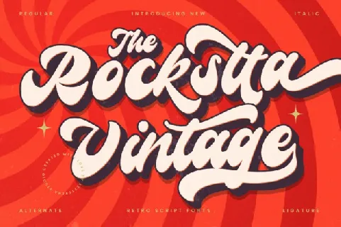 Rockstta Vintage font