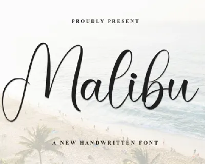 Malibu Calligraphy font