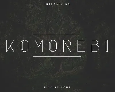 Komorebi font